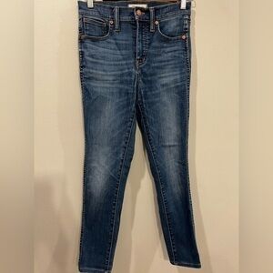 Damaged Repaired Madewell Jeans